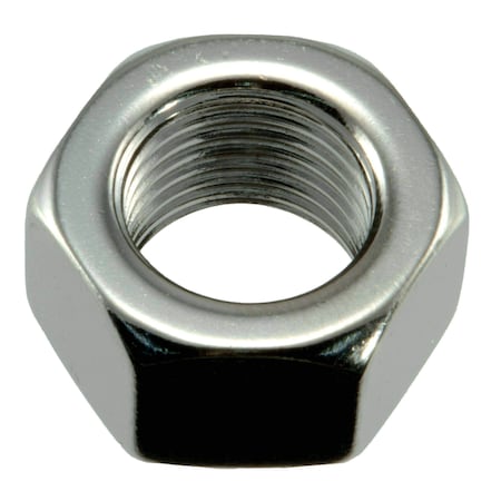 Midwest Fastener Hex Nut, 1/2"-20, 18-8 Stainless Steel, Not Graded, Plain, 4 PK 33376